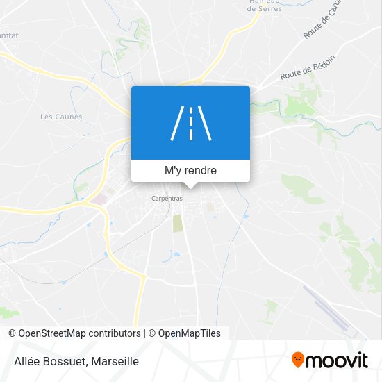 Allée Bossuet plan