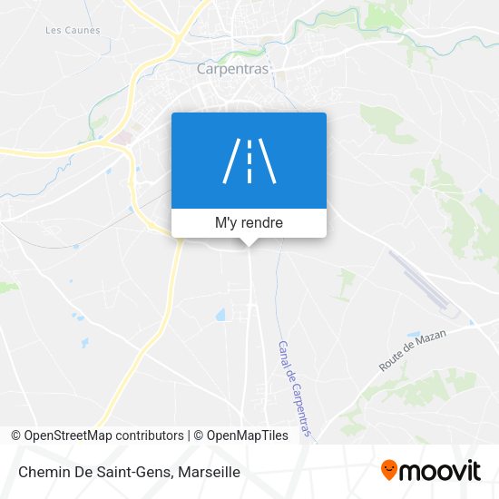 Chemin De Saint-Gens plan
