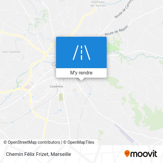 Chemin Félix Frizet plan
