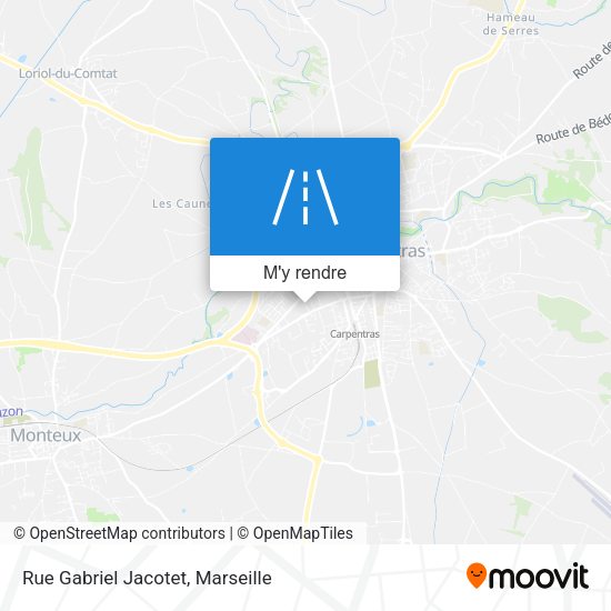 Rue Gabriel Jacotet plan