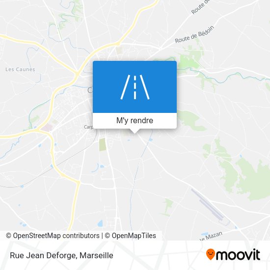 Rue Jean Deforge plan
