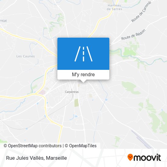 Rue Jules Vallès plan