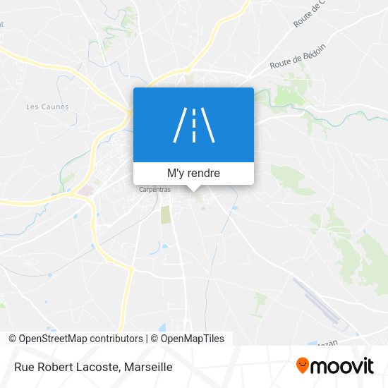Rue Robert Lacoste plan