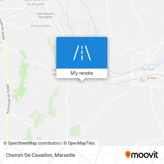 Chemin De Cavaillon plan