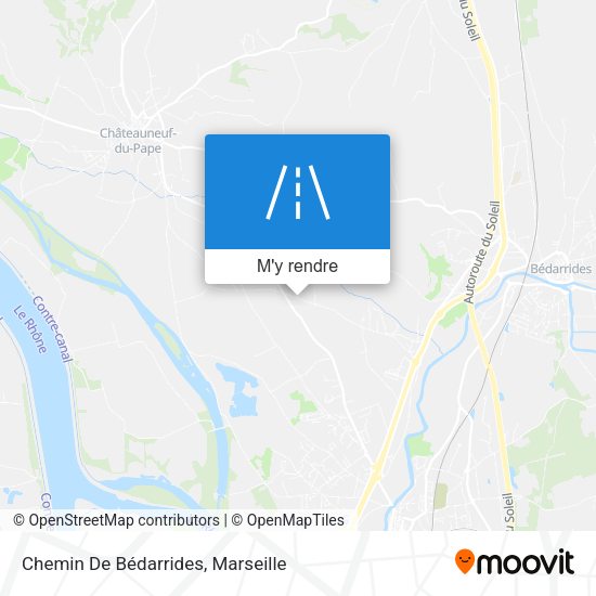 Chemin De Bédarrides plan