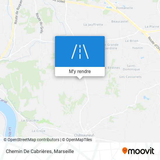 Chemin De Cabrières plan