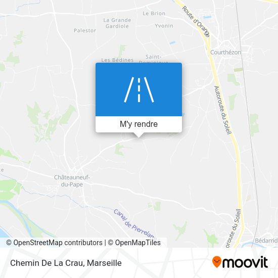Chemin De La Crau plan