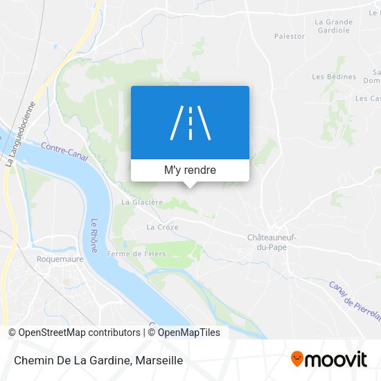Chemin De La Gardine plan