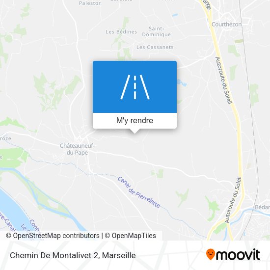 Chemin De Montalivet 2 plan