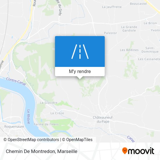 Chemin De Montredon plan