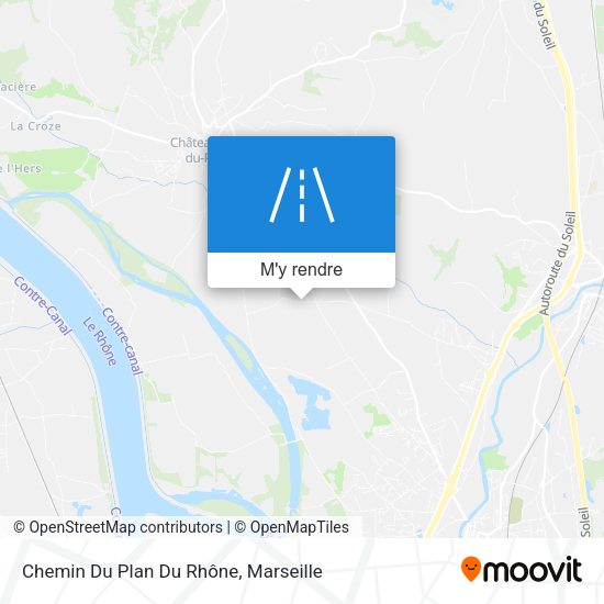 Chemin Du Plan Du Rhône plan