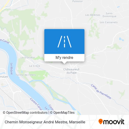 Chemin Monseigneur André Mestre plan