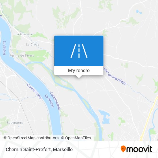Chemin Saint-Préfert plan