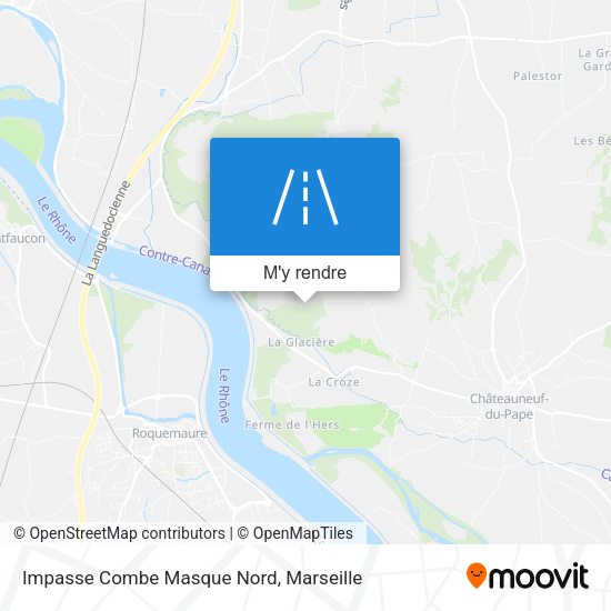 Impasse Combe Masque Nord plan
