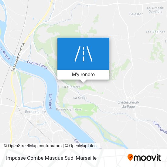 Impasse Combe Masque Sud plan