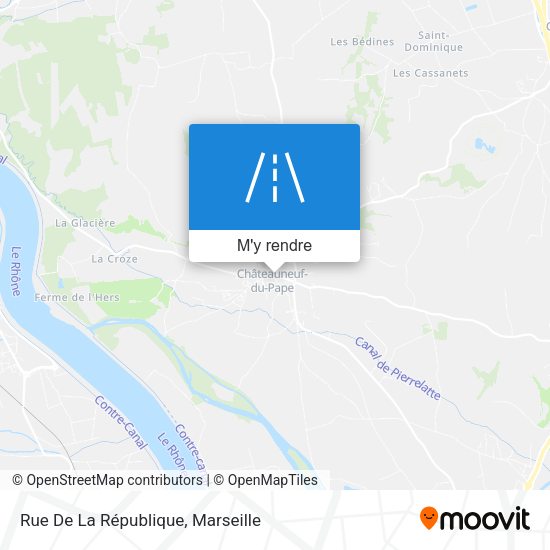 Rue De La République plan