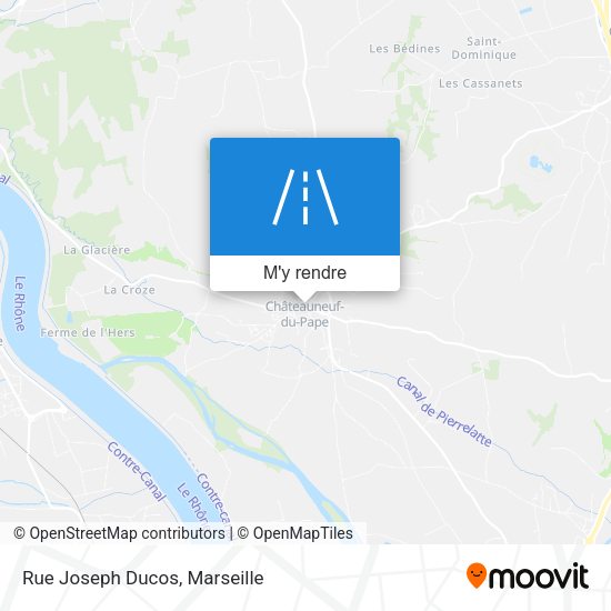Rue Joseph Ducos plan