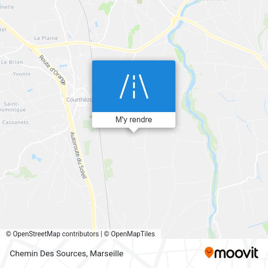 Chemin Des Sources plan