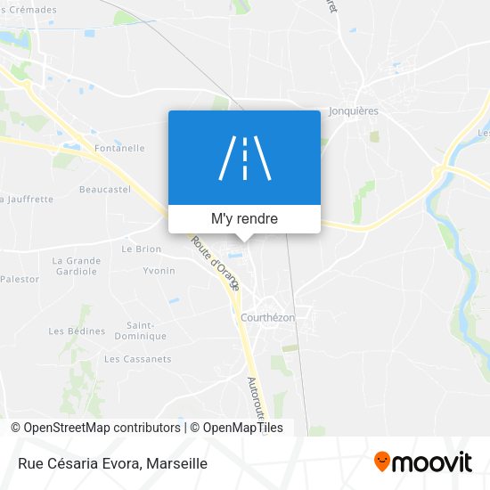 Rue Césaria Evora plan