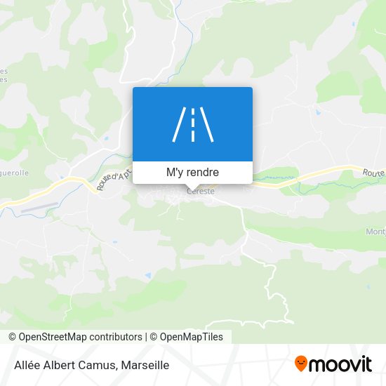 Allée Albert Camus plan