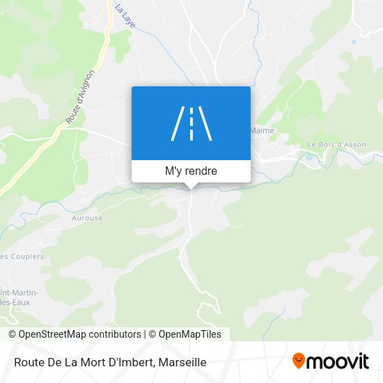 Route De La Mort D'Imbert plan
