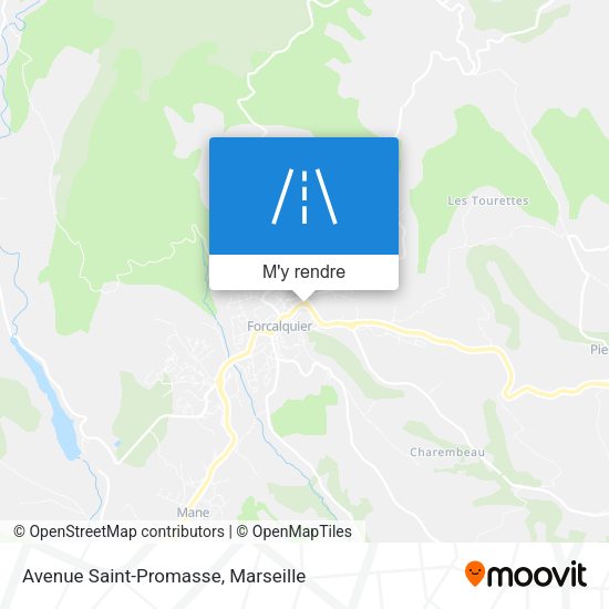 Avenue Saint-Promasse plan