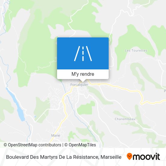 Boulevard Des Martyrs De La Résistance plan