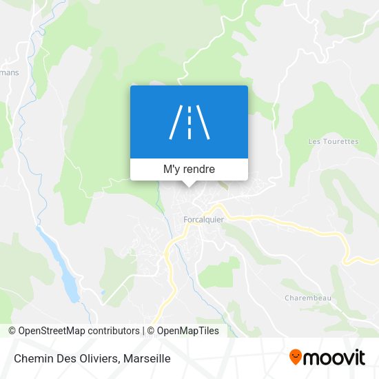 Chemin Des Oliviers plan