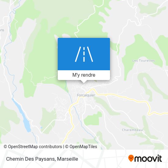 Chemin Des Paysans plan