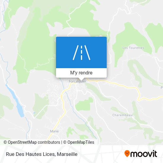 Rue Des Hautes Lices plan