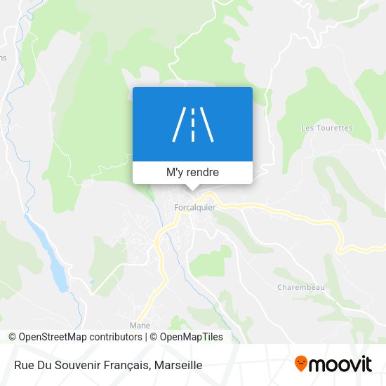 Rue Du Souvenir Français plan