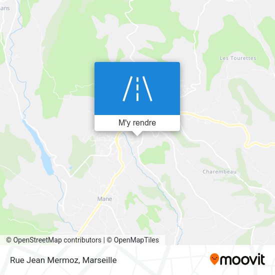 Rue Jean Mermoz plan