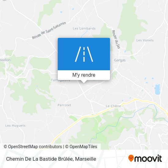 Chemin De La Bastide Brûlée plan