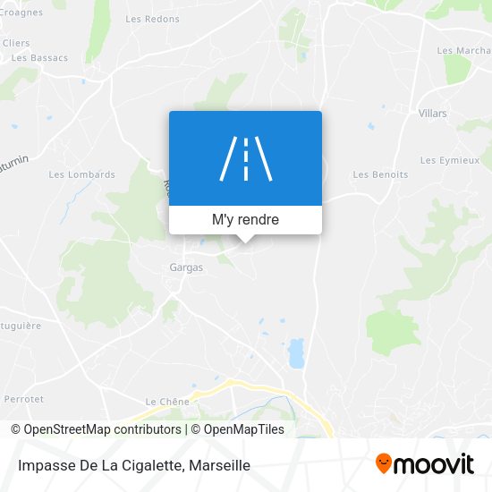 Impasse De La Cigalette plan