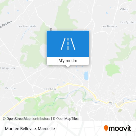 Montée Bellevue plan