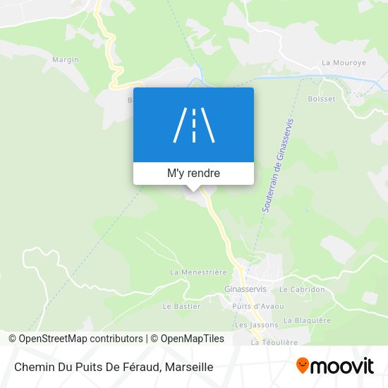 Chemin Du Puits De Féraud plan