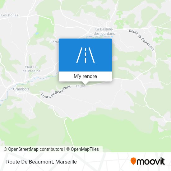 Route De Beaumont plan
