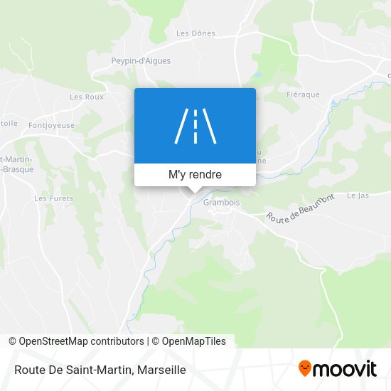 Route De Saint-Martin plan