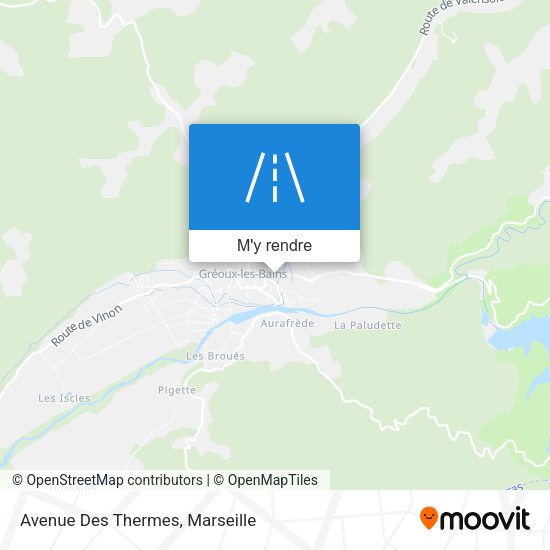 Avenue Des Thermes plan