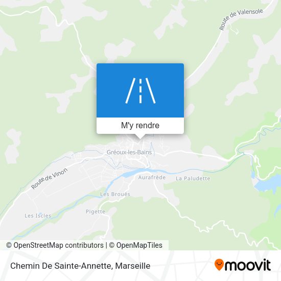 Chemin De Sainte-Annette plan