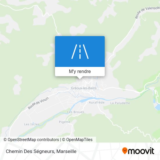 Chemin Des Ségneurs plan