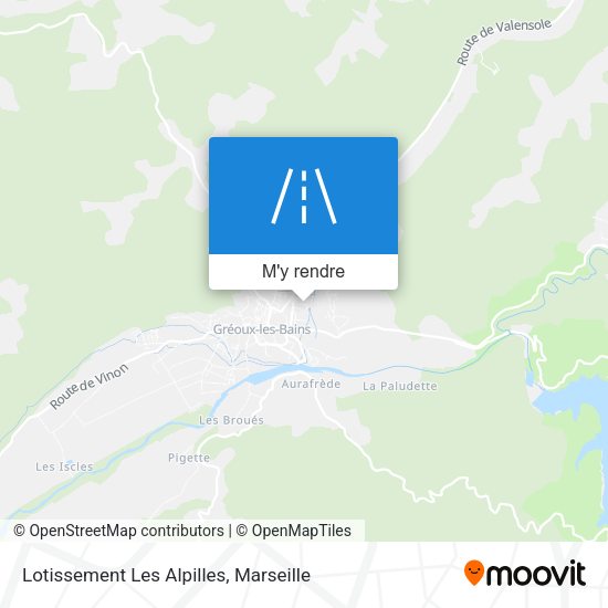 Lotissement Les Alpilles plan