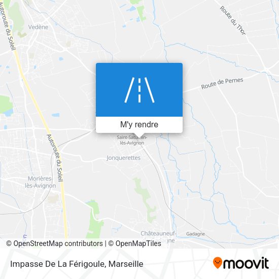 Impasse De La Férigoule plan