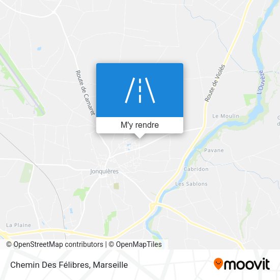 Chemin Des Félibres plan