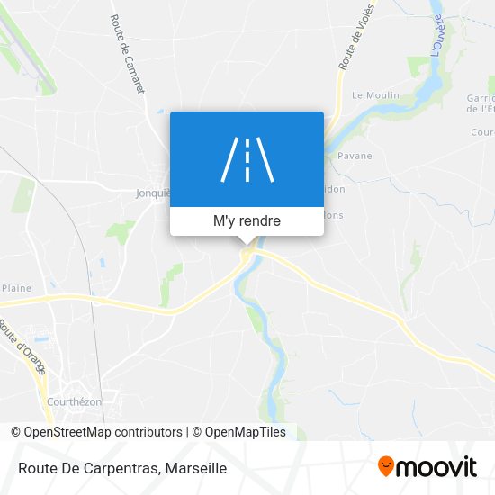 Route De Carpentras plan
