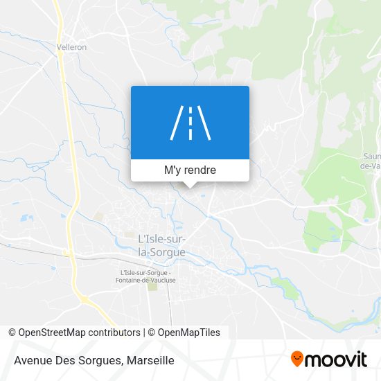 Avenue Des Sorgues plan