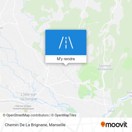 Chemin De La Brignane plan