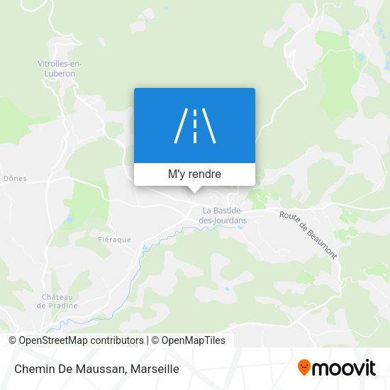Chemin De Maussan plan