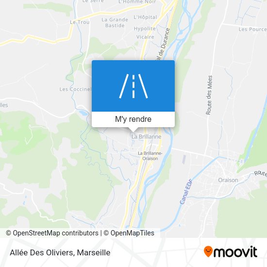 Allée Des Oliviers plan