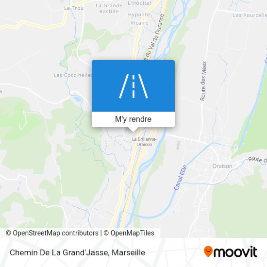 Chemin De La Grand'Jasse plan